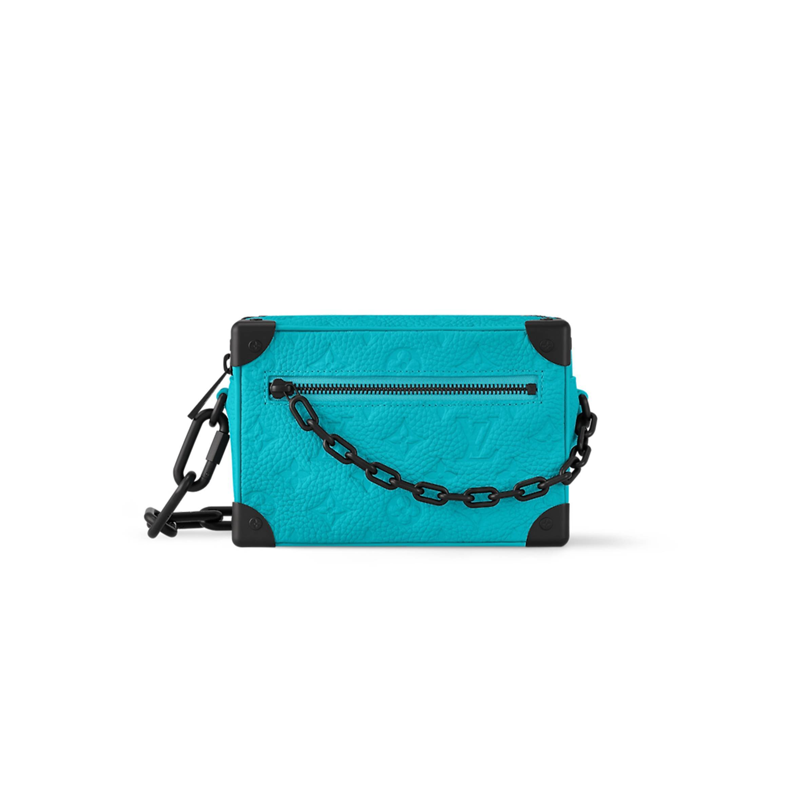 M11673 LouisV Mini Soft Trunk Bag - Embossed Monogram Leather - 18.5 × 13 × 8 cm
