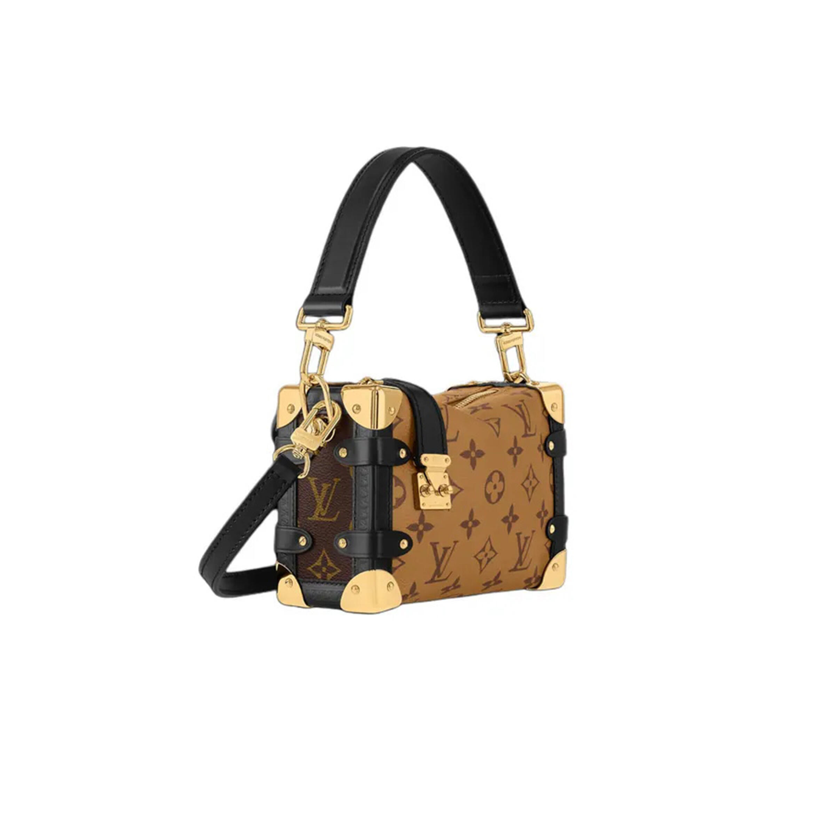M47139 LouisV Mini Trunk Bag - Leather - 18 × 12.5 × 8 cm