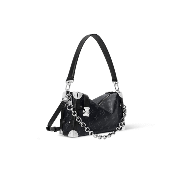 M26226 LouisV Side Trunk East West Bag - Monogram Eclipse Canvas / Leather - 28 × 15 × 7 cm