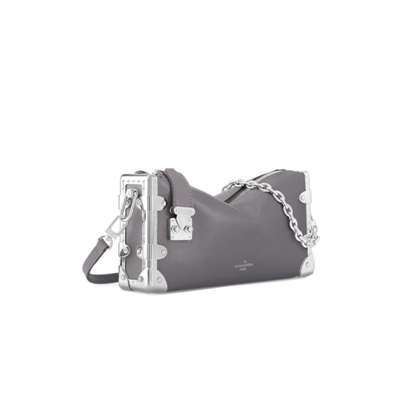 M25445 LouisV Slim Trunk Bag - Quilted Leather - 23 × 12 × 4 cm