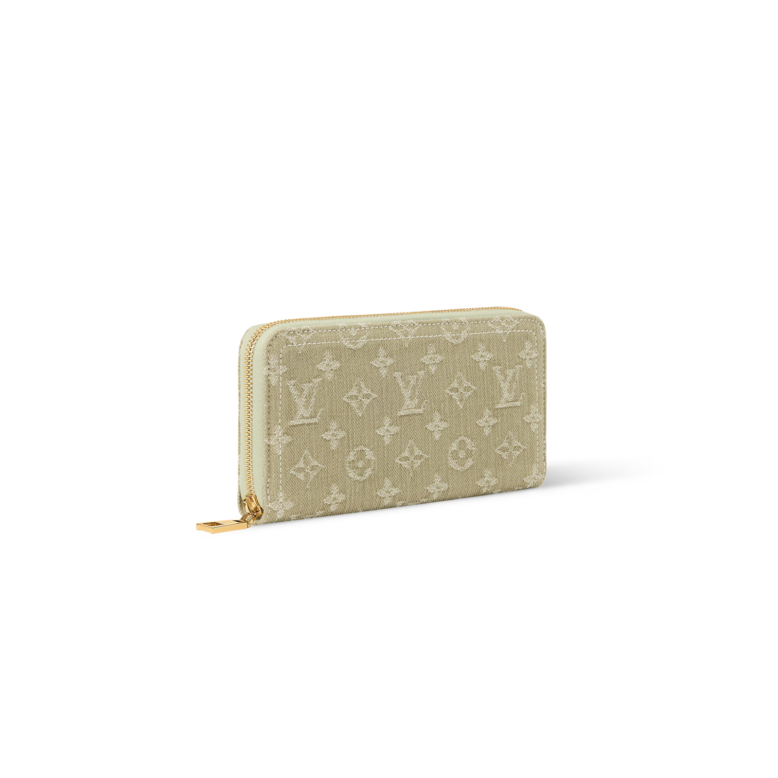 M28297 LouisV Zippy Wallet - Green Monogram Canvas - 19.5 × 10.5 × 2.5 cm