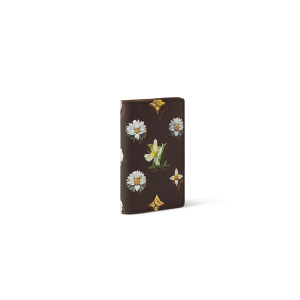 M27542 LouisV Wallet - Monogram Floral Canvas Leather - 7.5 × 11.1 × 1 cm