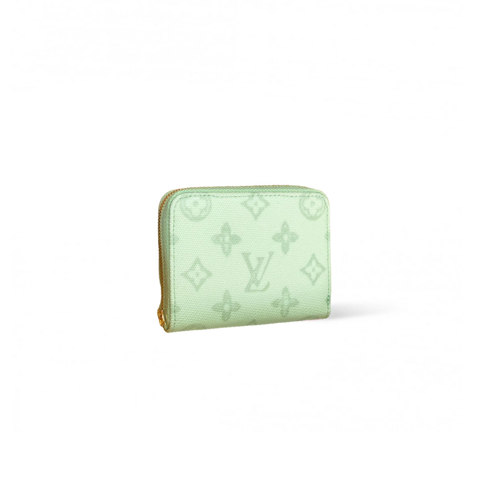 M27721 LouisV Zippy Coin Purse - Light Green Monogram Origin Canvas - 11 × 8.5 × 2 cm