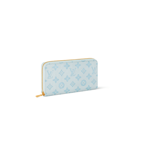 M27686 LouisV Zippy Wallet - Blue Monogram Coated Canvas - 19.5 × 10.5 × 2.5 cm