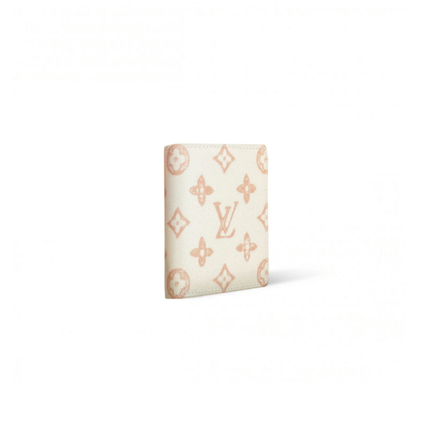 M27680 LouisV Charms Wallet - Beige Monogram Origine Canvas & Leather - 10 × 2.5 × 9 cm