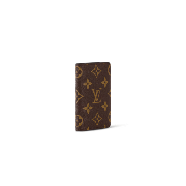 M60502 LouisV Pocket Organizer Wallet - Monogram Canvas - 8 × 11 cm
