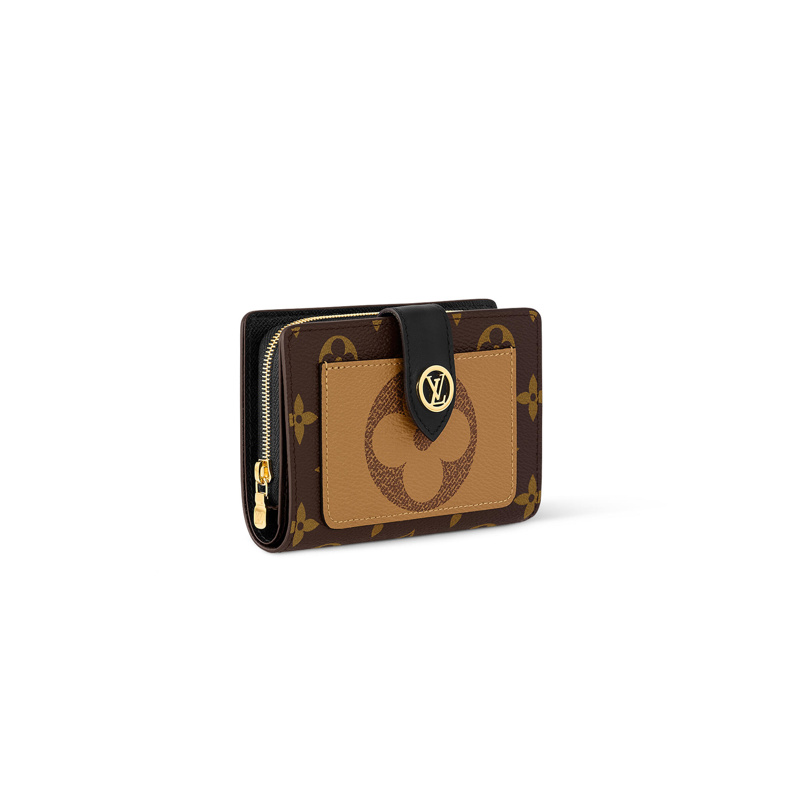M69432 LouisV Juliette Wallet - Monogram & Monogram Giant Reverse Canvas - 13 × 9 × 3 cm