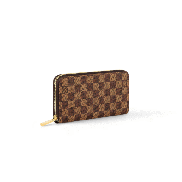 N41661 LouisV Zippy Wallet - Damier Ebene Canvas - 19 × 10 cm