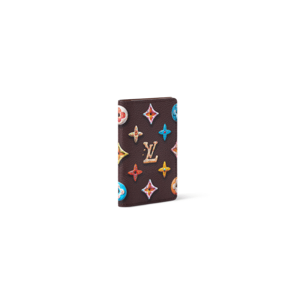 M28282 LouisV Pocket Wallet - Brown Monogram Canvas - 11.1 × 1 × 7.5 cm