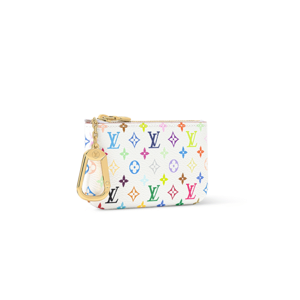 M28388 LouisV Pochette Clés - Multicolor Monogram Canvas - 12 × 7 × 1.5 cm
