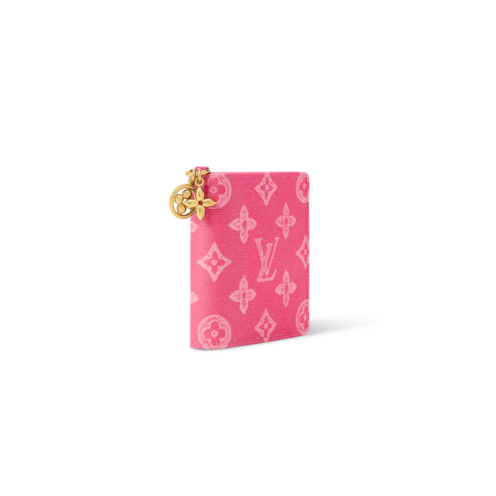 M27680 LouisV Zippy Coin Purse - Rose Monogram Coated Canvas - Compact Square Design