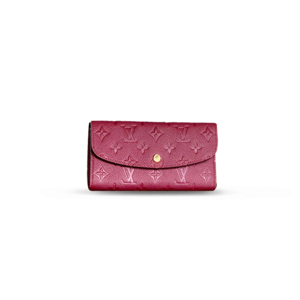 M62369 LouisV Emilie Wallet - Purple Monogram Empreinte Leather - 19 × 10 × 2 cm