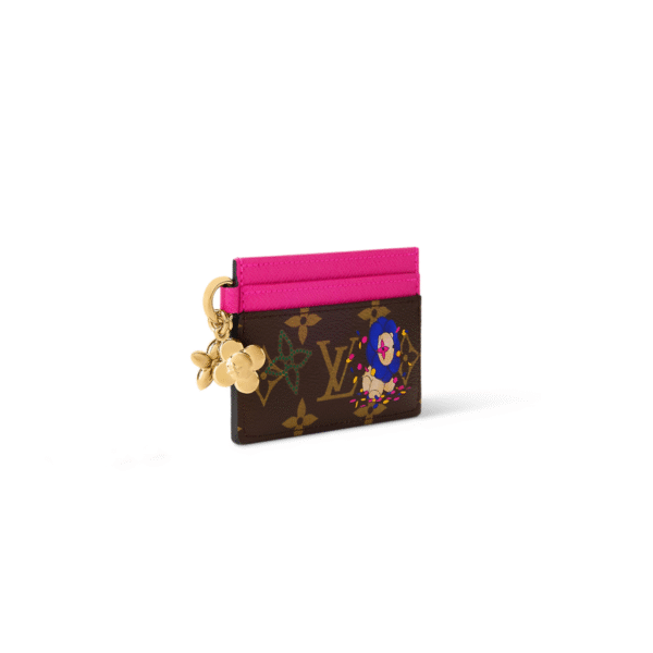 M15332 LouisV LV Charms Card Holder - Monogram Canvas - 7.3 × 0.3 × 10.2 cm