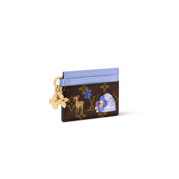 M15324 LouisV LV Charms Card Holder - Monogram Canvas - 7.3 × 0.3 × 10.2 cm