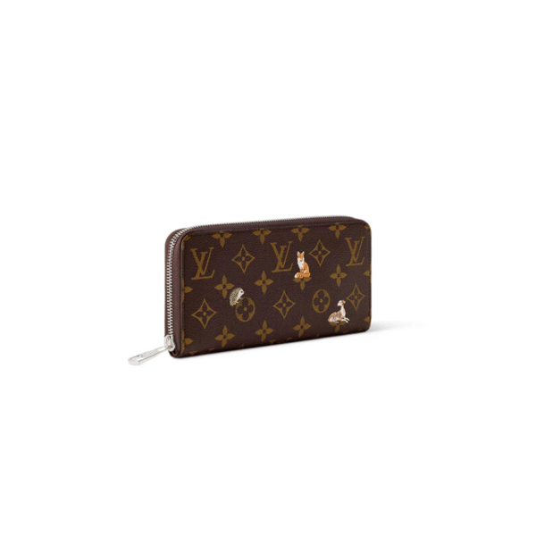 M27226 LouisV Zippy Horizontal Wallet - Monogram Forest Canvas - 10 × 2.5 × 21 cm