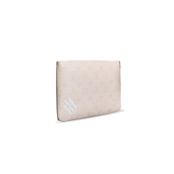 M27109 LouisV Key Pouch - Beige Monogram Heritage Canvas - 15.5 × 1 × 24 cm