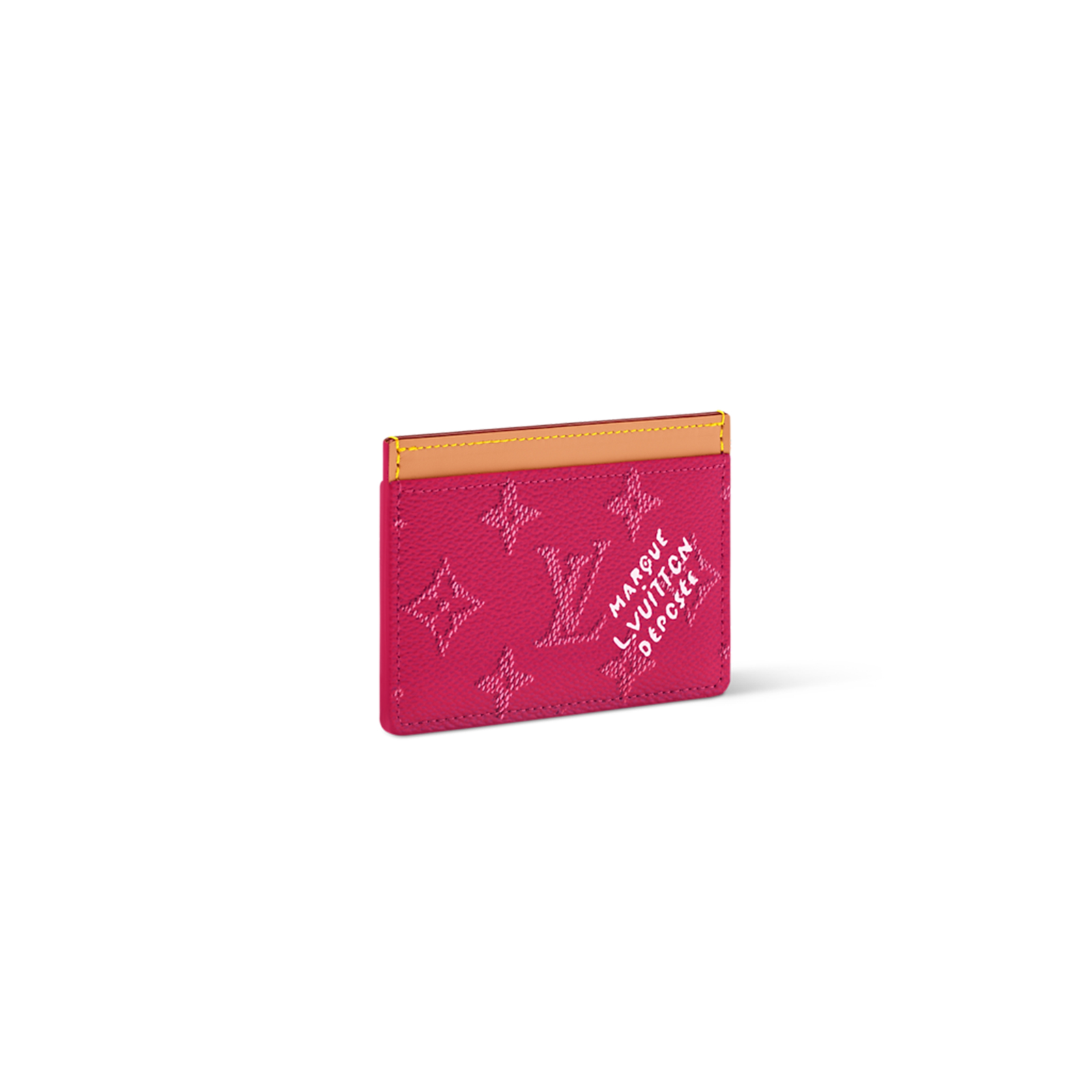 M27115 Louis Vuitton Card Holder Monogram Canvas Pink 11 x 7 cm