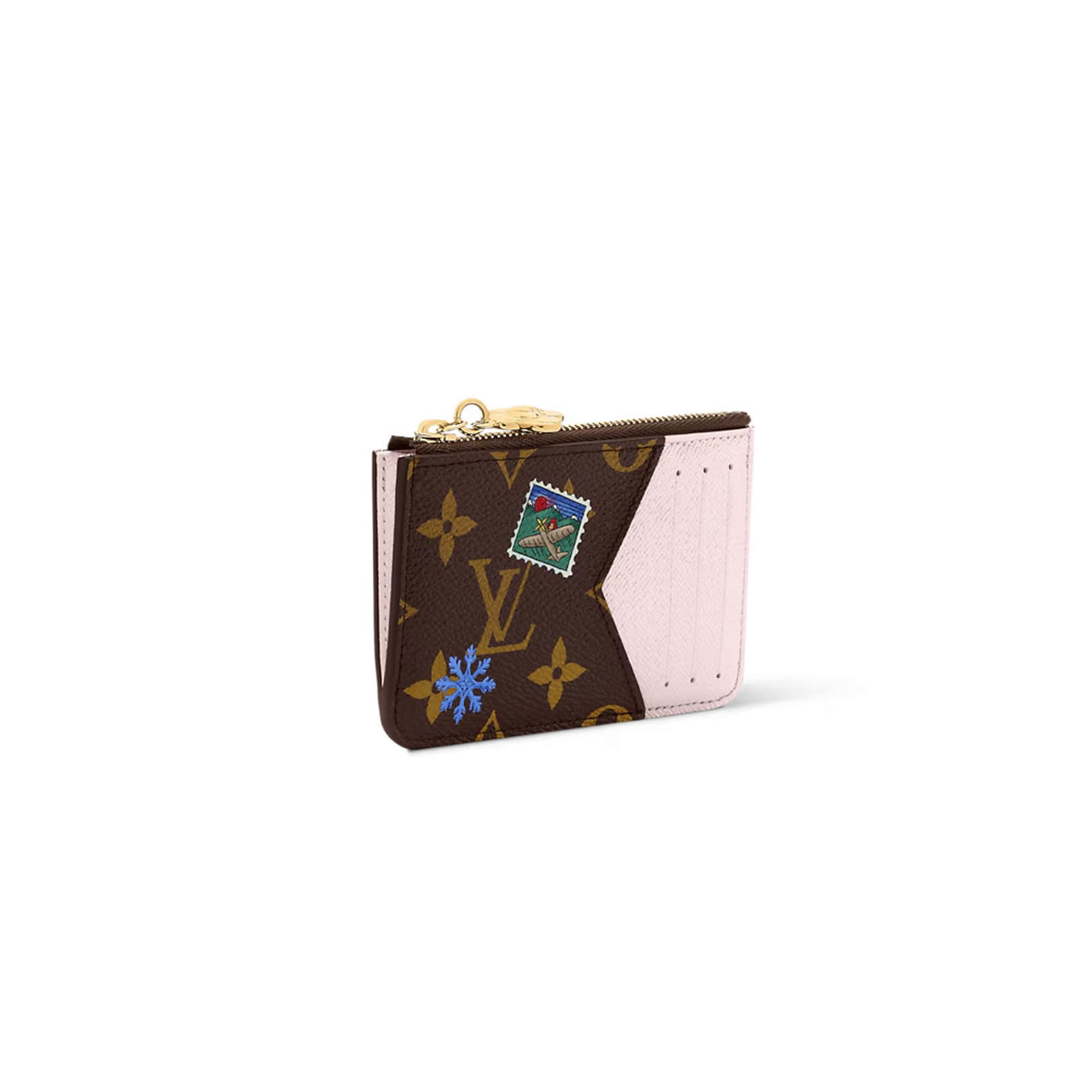 M15333 Louis Vuitton Romy Card Holder Monogram Canvas Brown 8 x 0.8 x 12 cm