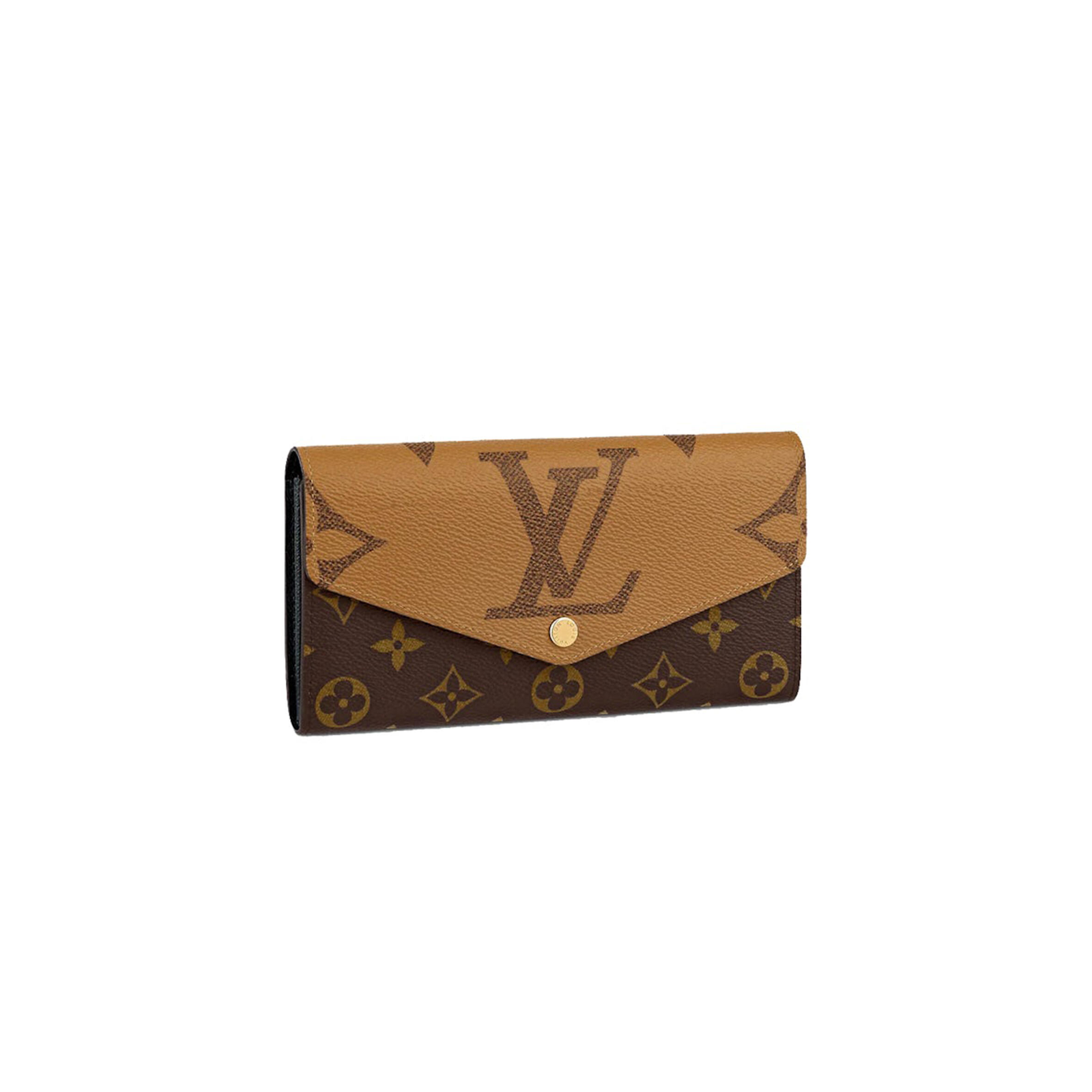 M80726 Louis Vuitton Sarah Wallet Monogram Canvas Brown 19 x 10.5 x 2 cm