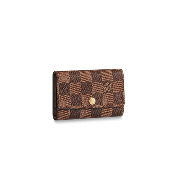M60701 Louis Vuitton Key Pouch Monogram Canvas Brown 10 x 7 cm