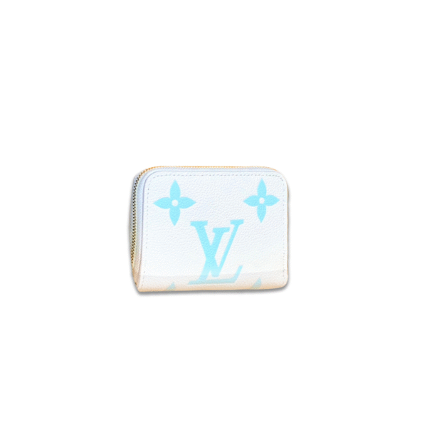 M60574 Louis Vuitton Zippy Coin Purse Monogram Canvas Green 11 x 8 x 1 cm