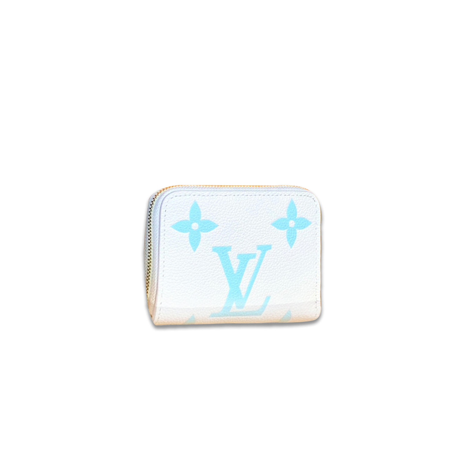 M60574 Louis Vuitton Zippy Coin Purse Monogram Canvas Green 11 x 8 x 1 cm