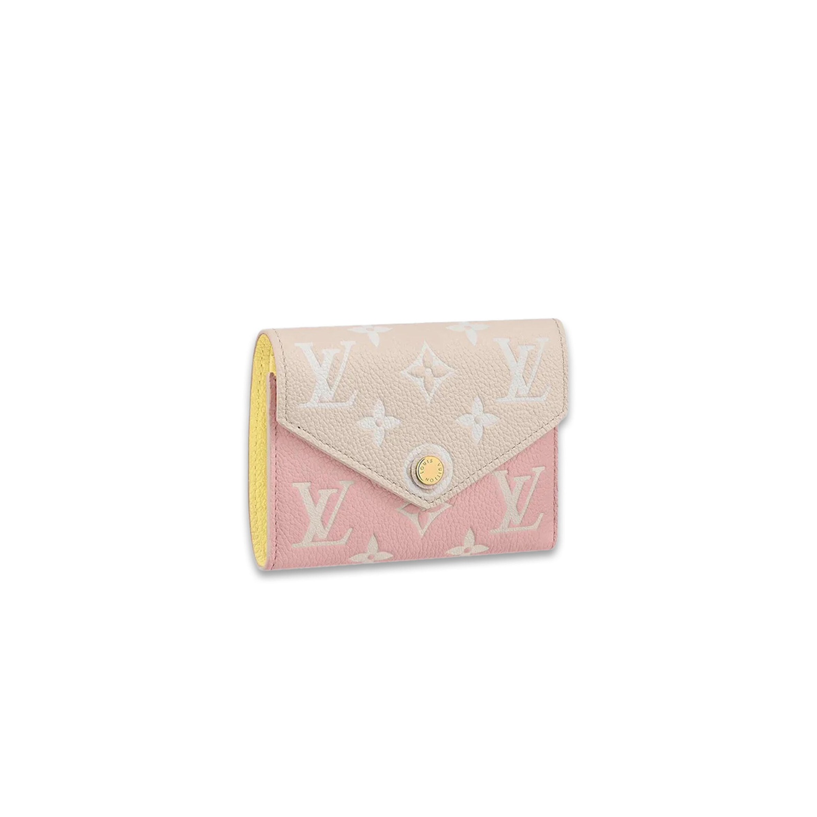 M81289 Louis Vuitton Victorine Wallet Monogram Empreinte Leather Pink 12 x 9.5 x 1.5 cm