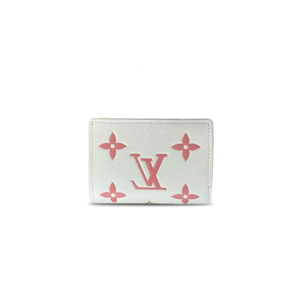 M80151 Louis Vuitton Cléa Wallet Monogram Empreinte Leather White 11 x 8.5 x 3.5 cm