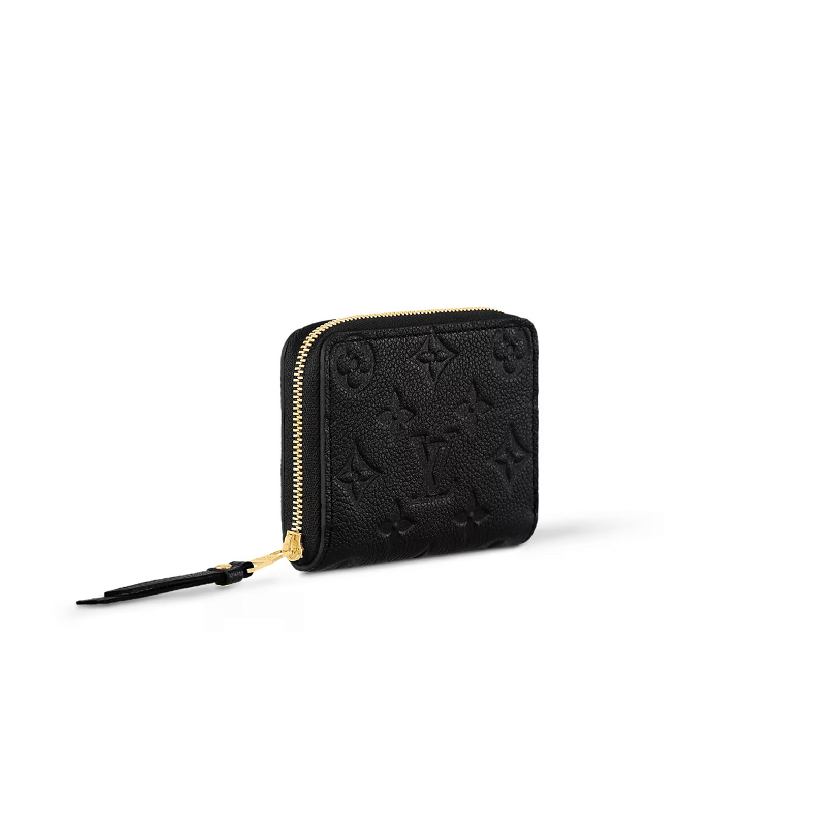 M60574 Louis Vuitton Zippy Coin Purse Monogram Canvas Black 11 x 8 x 1 cm
