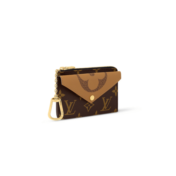 M81303 Louis Vuitton Recto Verso Card Holder – Brown Monogram & Monogram Reverse Canvas with Leather Trim – 13 x 8 x 2 cm