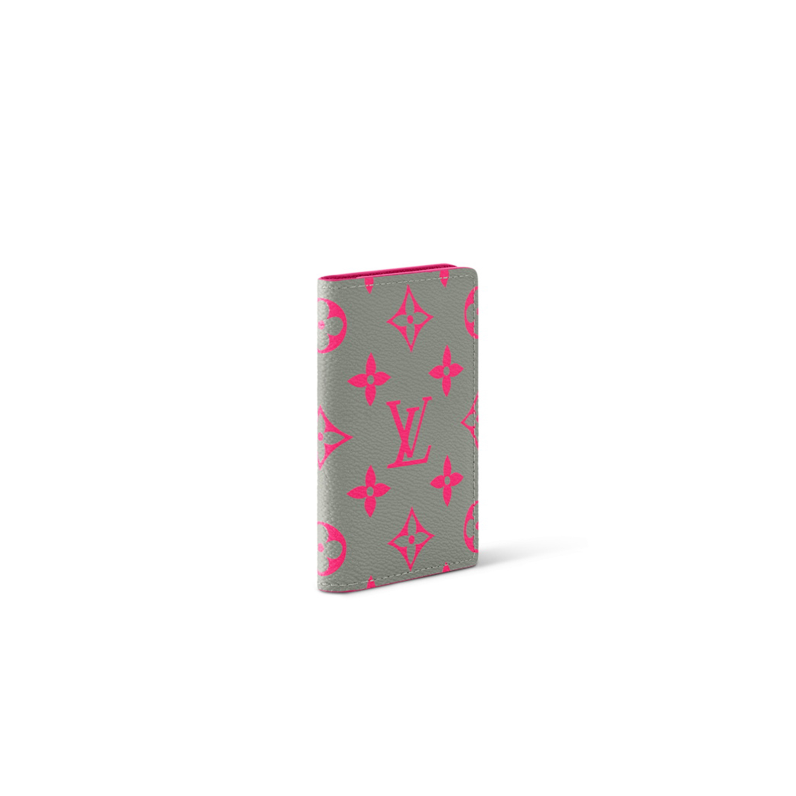 M15027 Louis Vuitton Pocket Organizer – Rose Pink Monogram Glow Coated Canvas with Leather Lining – 11.1 x 7.5 x 1 cm
