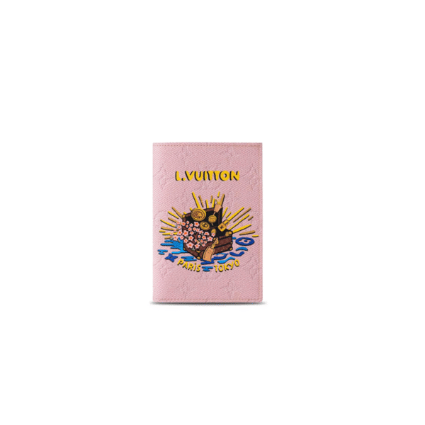 **M25971 Louis Vuitton Pocket Organizer – Pink Monogram Canvas with Leather Lining – 11 x 7.5 x 1 cm**