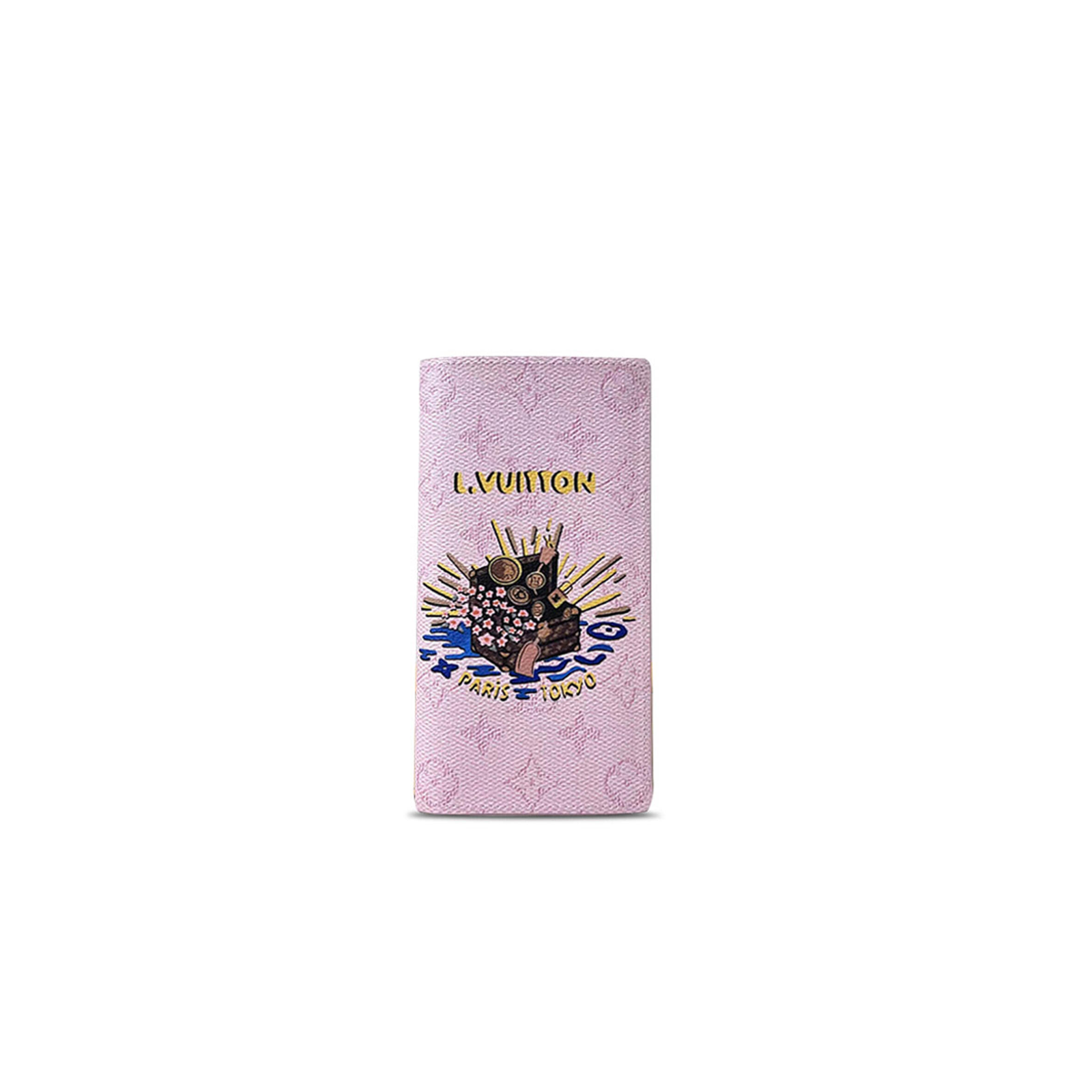 M25985 Louis Vuitton Brazza Wallet – Pink Monogram Heritage Coated Canvas with Leather Lining – 19 x 10 x 2 cm