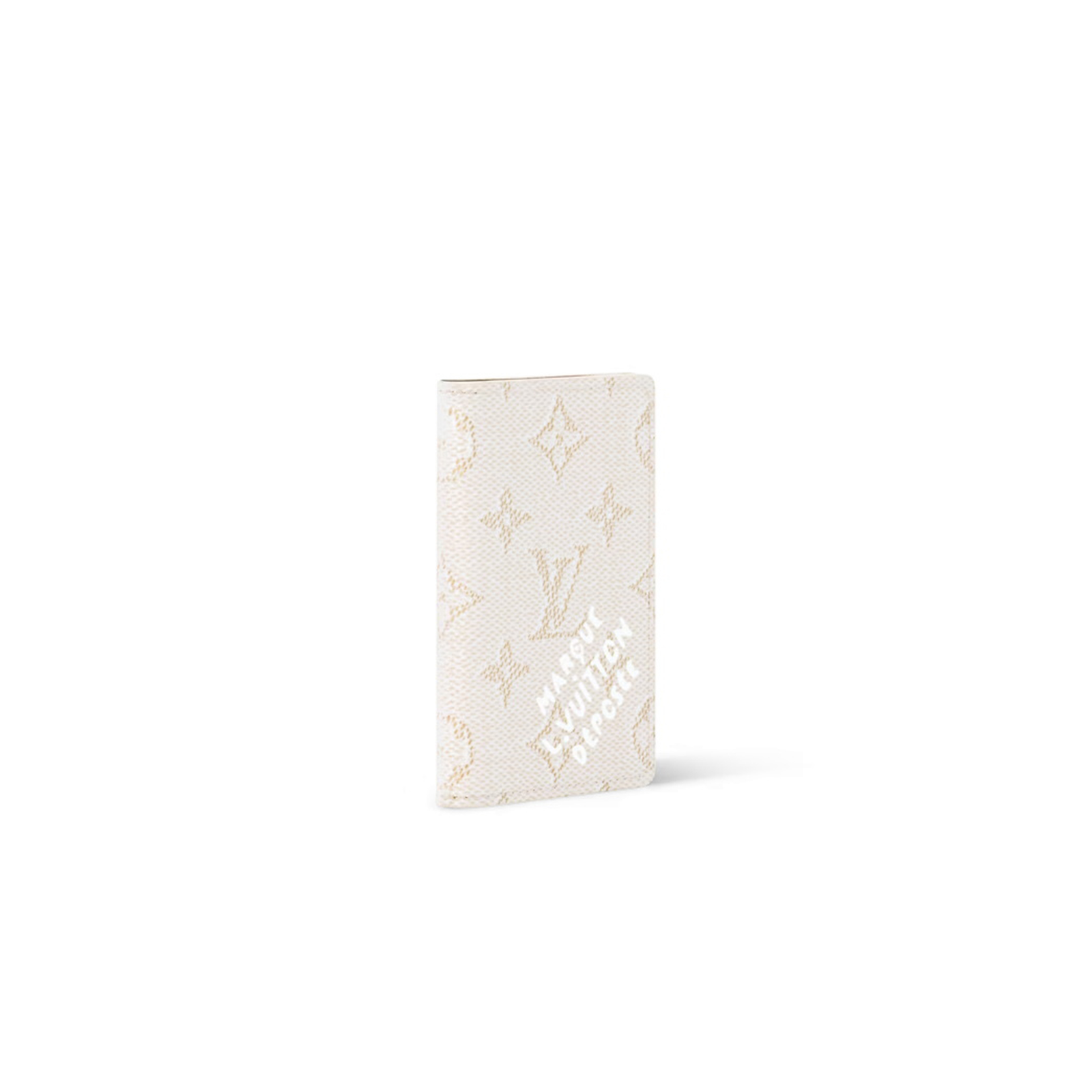 M14689 Louis Vuitton Pocket Organizer – White Monogram Heritage Coated Canvas with Leather Trim – 11 x 8 x 1 cm