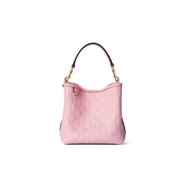 815118 Gucci GG Emblem small bucket bag (20.5*18*11.5cm)