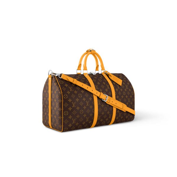 M12634 LOUIS VUITTON MASTER KEEPALL BANDOULIÈRE 50 TRAVEL BAG TRAVEL BAG  (50*29*23cm)