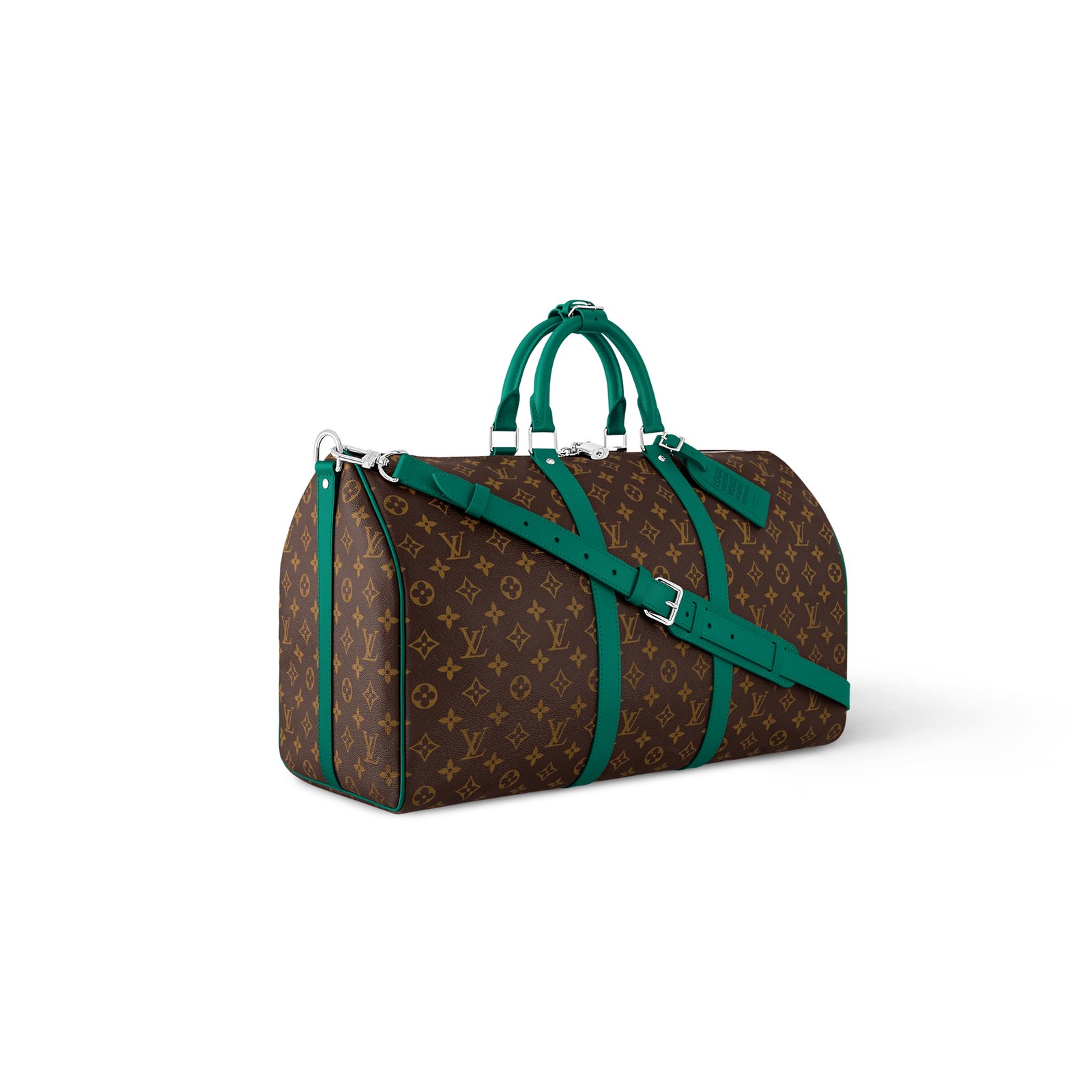 M12630 LOUIS VUITTON MASTER KEEPALL BANDOULIÈRE 50 TRAVEL BAG TRAVEL BAG  (50*29*23cm)