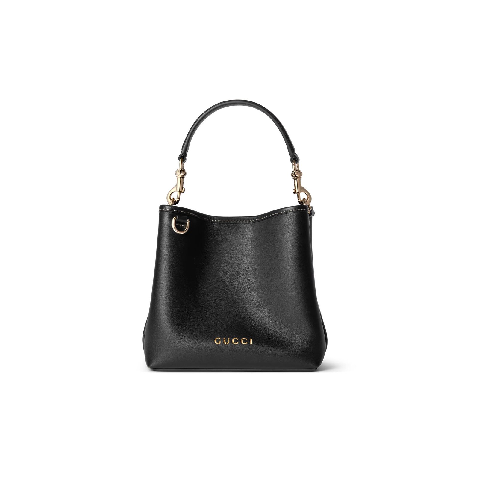 815118 GUCCI GG EMBLEM MINI BUCKET BAG  (19*18*11cm)