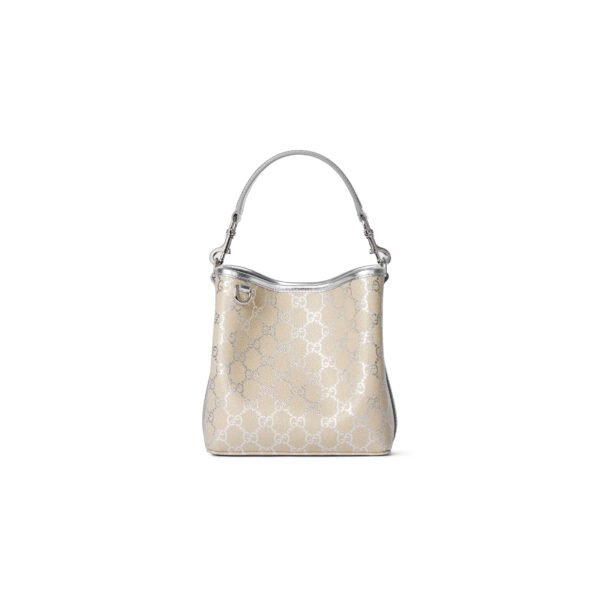 815118 Gucci GG Emblem small bucket bag (20.5*18*11.5cm)