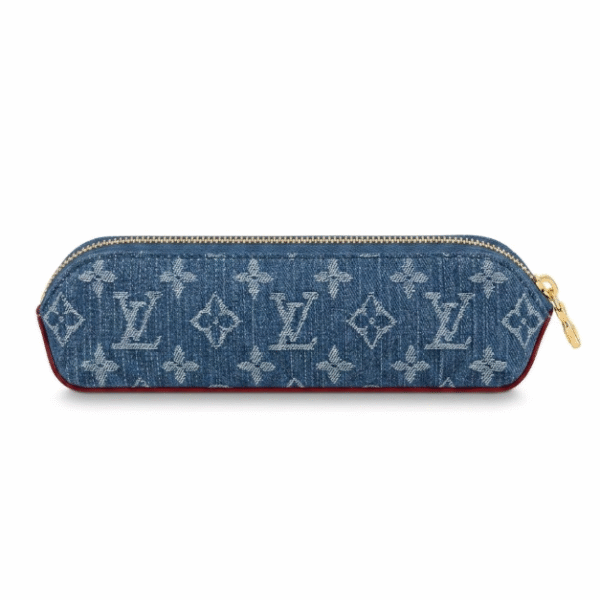 LV denim pencil case