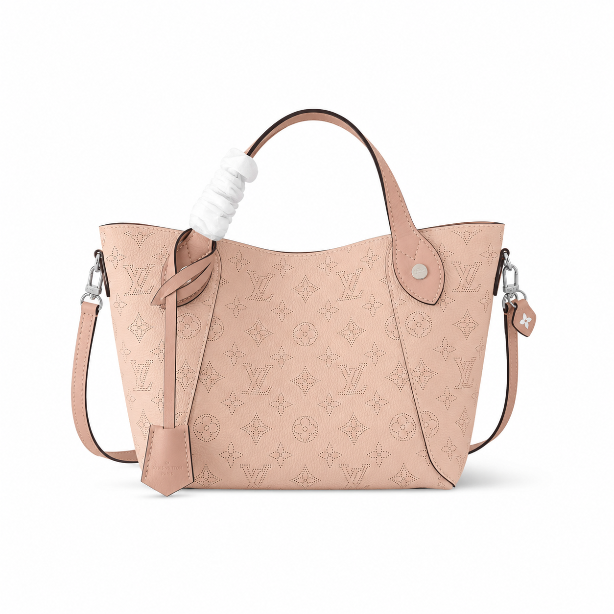 M54353 LouisV Hina PM Bag – Pink Perforated Calf Leather – 34 x 18.5 x 13 cm