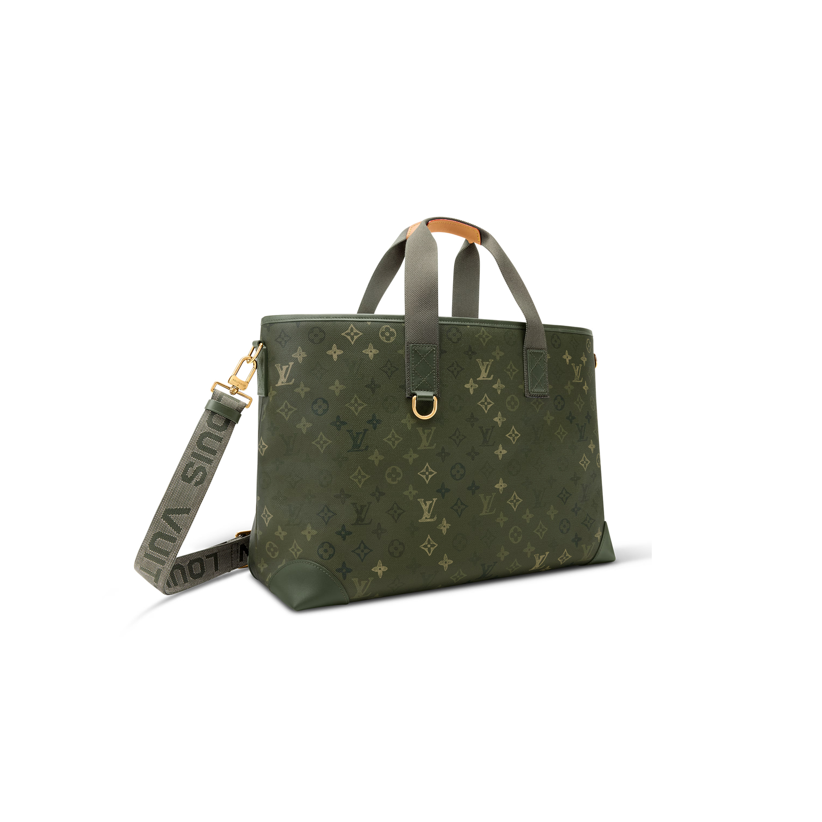 M29269 LouisV Uptown Tote - Green Monogram Surplus Coated Canvas  Leather - 55 × 35 × 19 cm