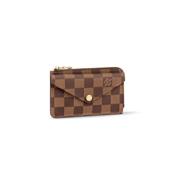 M60405 LouisV Recto Verso Card Holder - Damier Ebene Canvas Leather - 13 × 9.5 × 2.5 cm