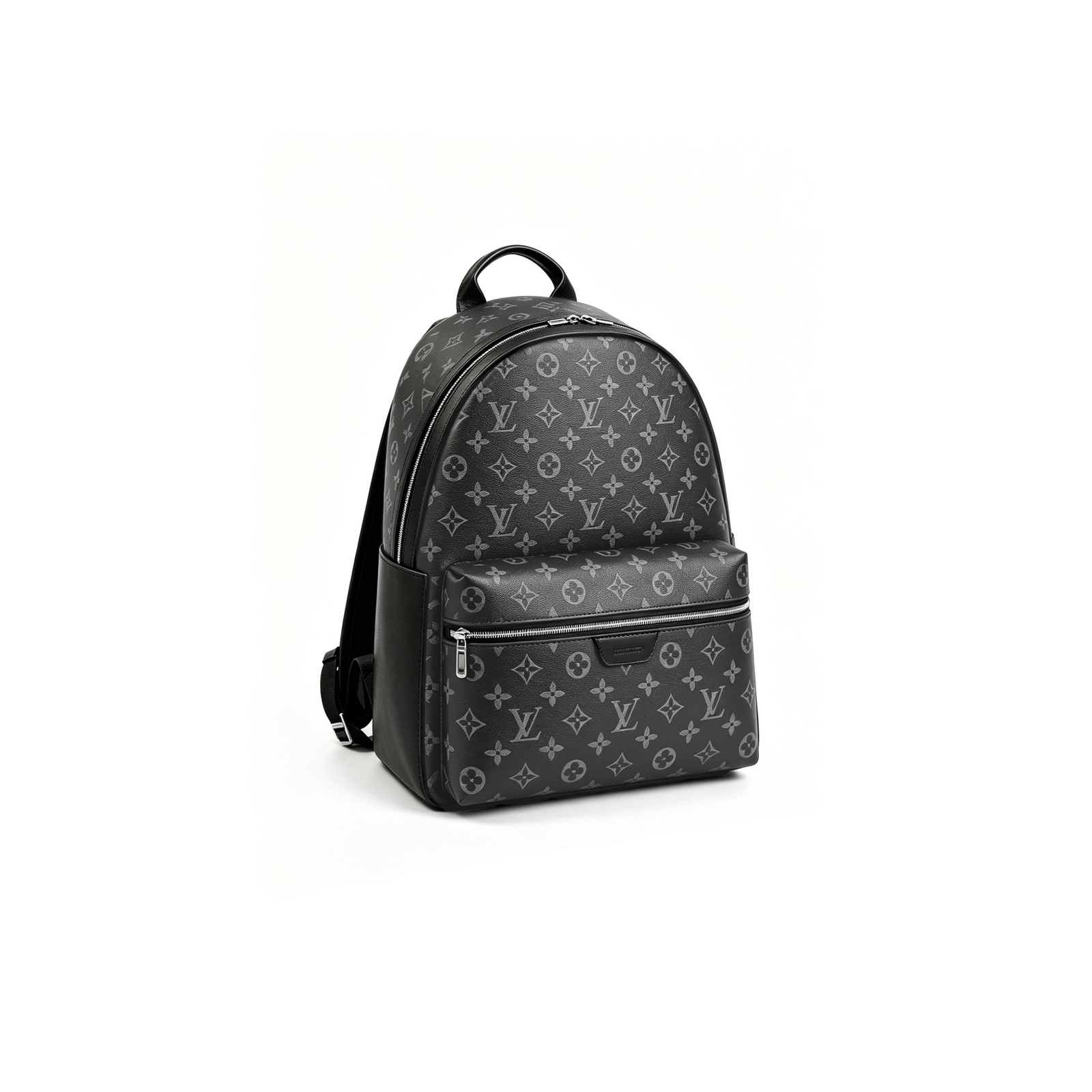 M22558 LouisV Discovery Backpack PM - Black Monogram Eclipse Canvas / Leather Trim - 29 × 38 × 20 cm