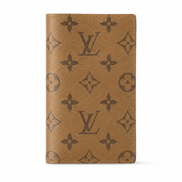 M64502 LouisV Passport Cover - Yellow Monogram Canvas / Leather Trim - 14 × 10 × 2.5 cm