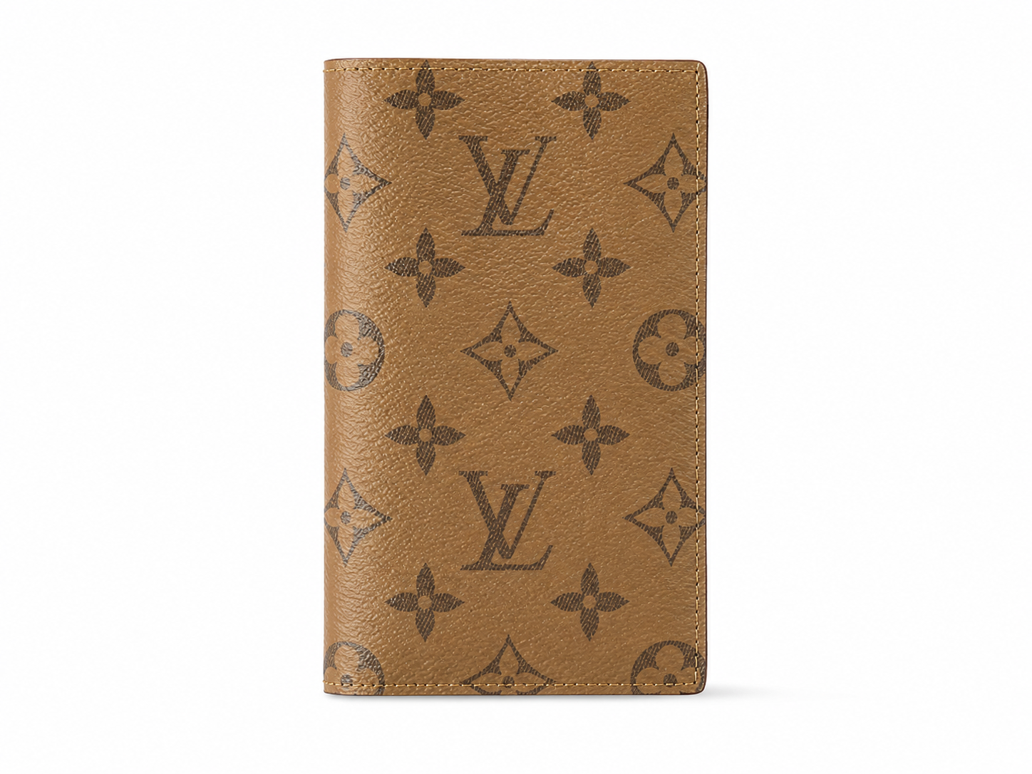 M64502 LouisV Passport Cover - Yellow Monogram Canvas / Leather Trim - 14 × 10 × 2.5 cm