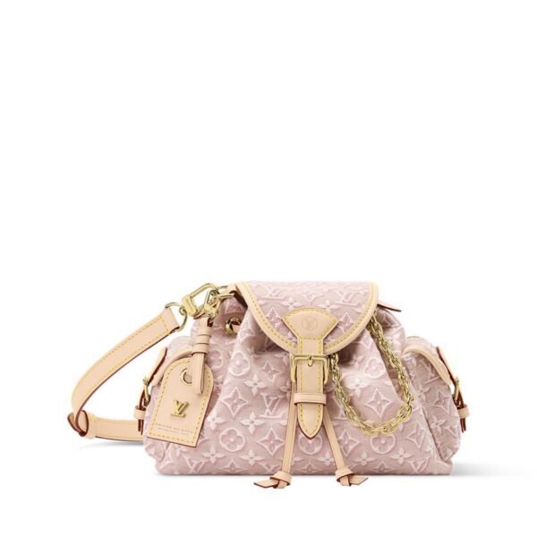 M29974 Louis Vuitton Odyssée Small Bag Pink Leather Top Handle Shoulder Bag 27 × 17 × 12 cm