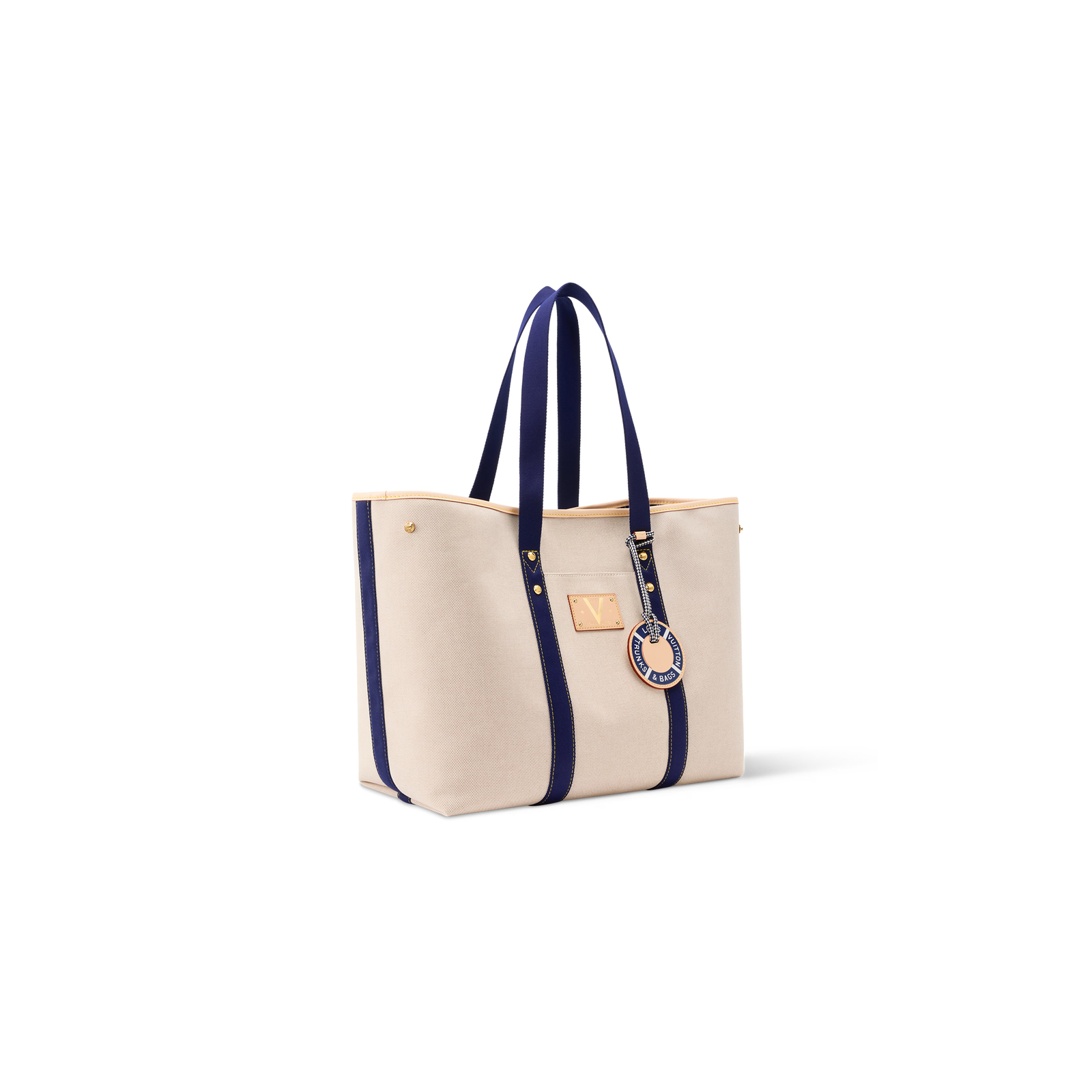 M28503 Louis Vuitton Escale Tote Bag Cotton Canvas Beach Travel Bag 45 × 36 × 13 cm