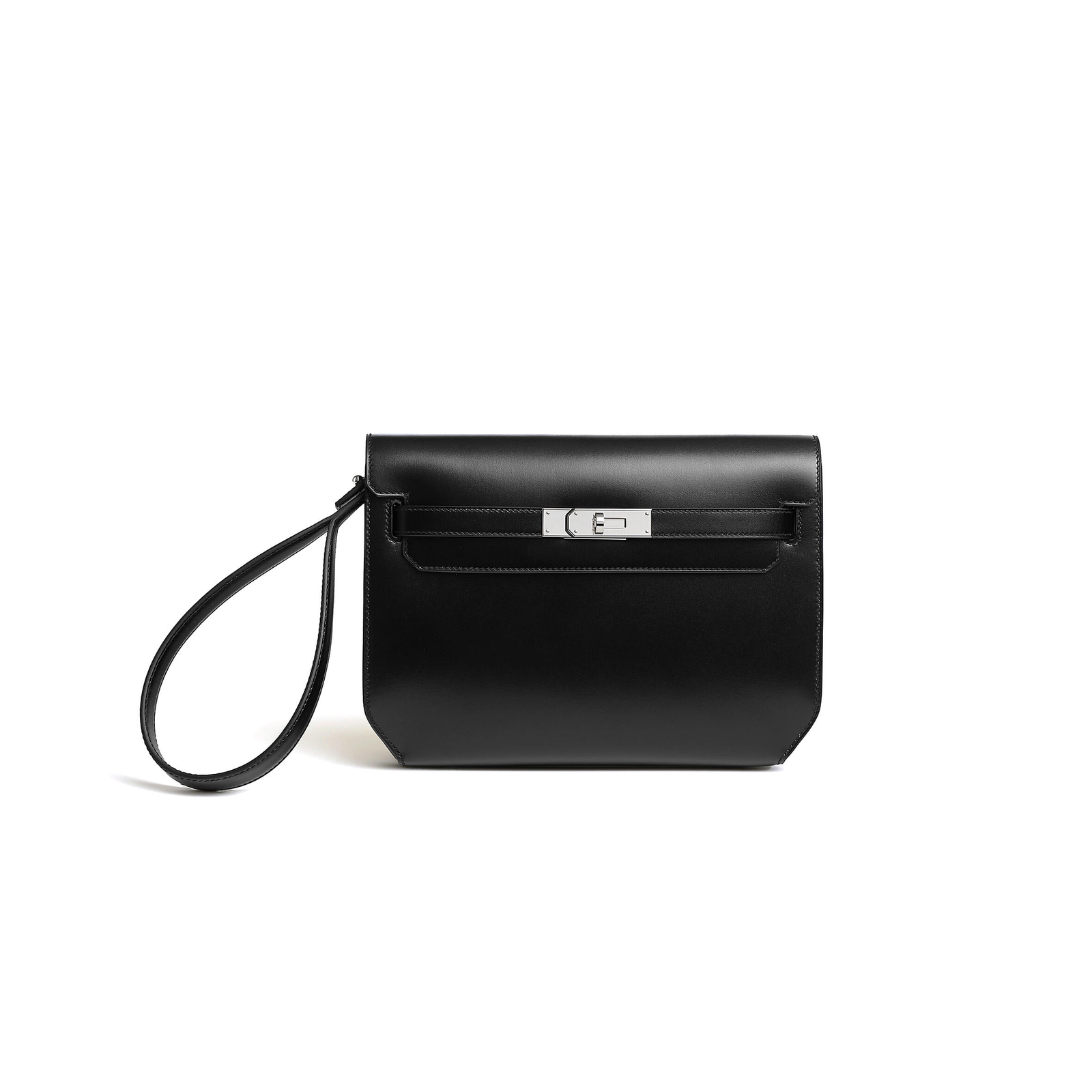 Kelly Depeches 25 Hermès Handbag Togo Leather with Shoulder Strap Top Handle Wristlet Crossbody Bag 25 cm