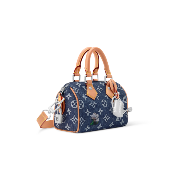 M27557 Louis Vuitton Speedy 18 Bandoulière Bag Monogram Canvas Brown Top Handle Crossbody Bag 18 × 12 × 10 cm